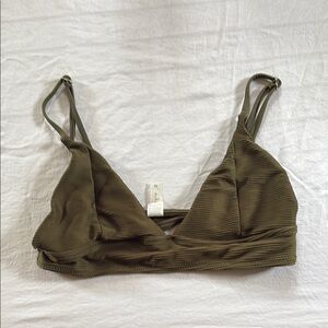 Cupshe Green bikini top